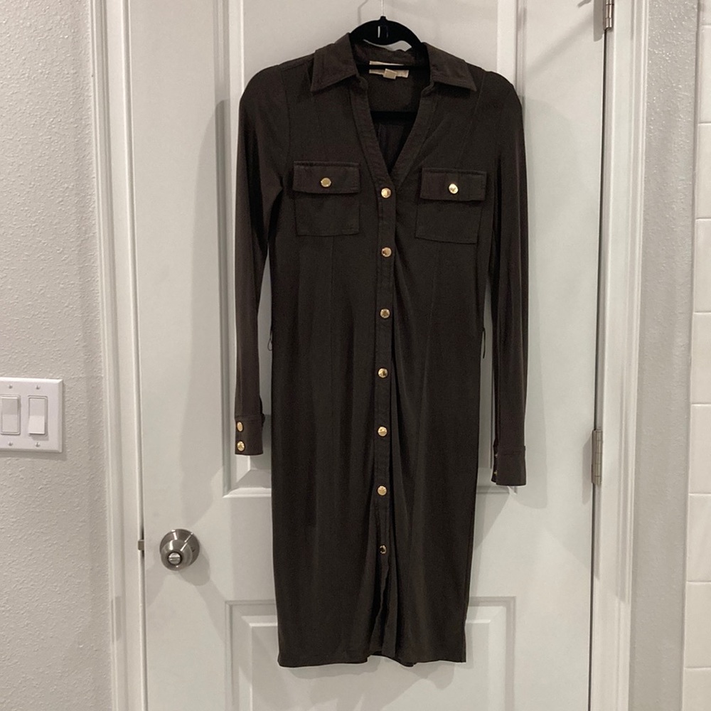Michael Kors olive dress XS